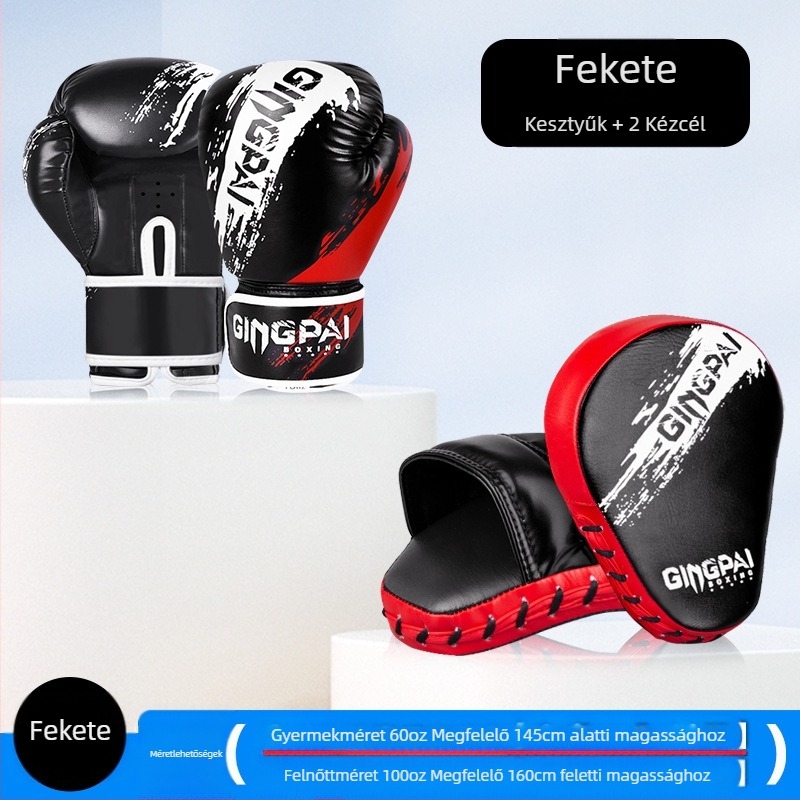 Gyermek bokszkesztyűk fiúknak és lányoknak bokszkesztyűk felnőtt szülő-gyermek interakció homokzsákos edzőruha fitnesz otthonra