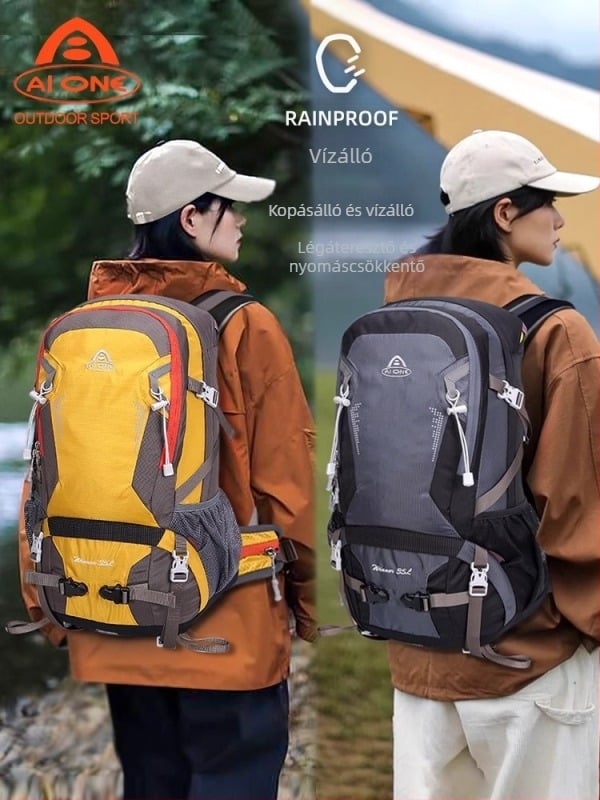 Ai Wang kültéri sportokhoz, hegymászáshoz és túrázáshoz, multifunkcionális, ultrakönnyű, Oxford szövetből készült, 35 literes, nagy kapacitású hátizsák férfiaknak és nőknek