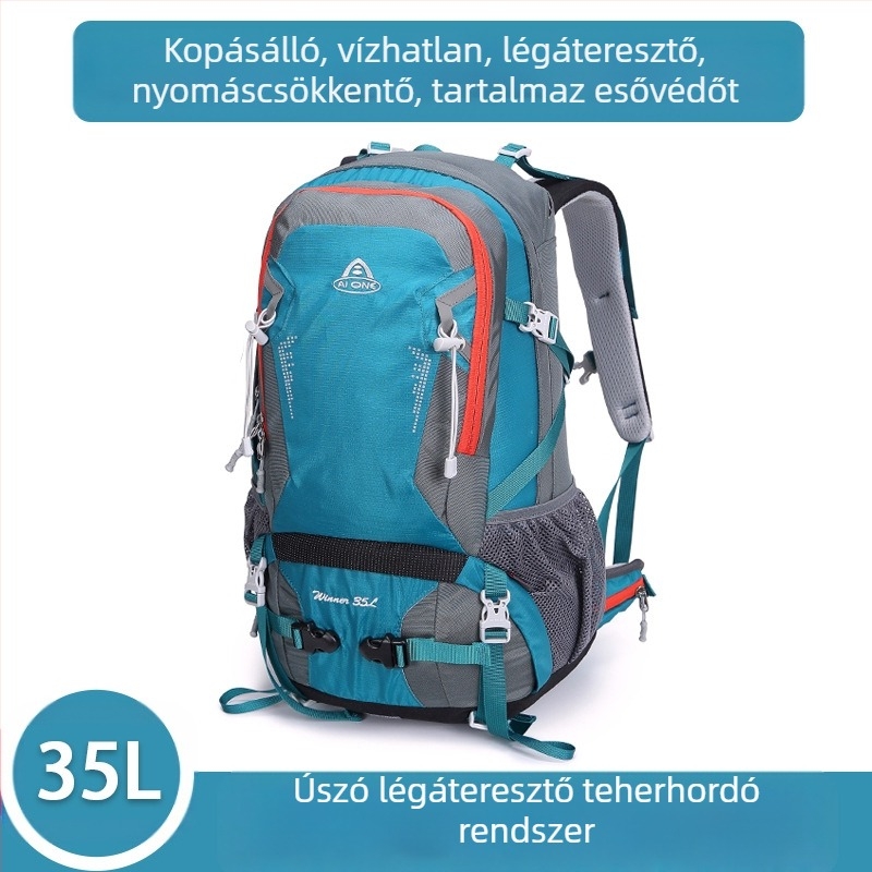 Ai Wang kültéri sportokhoz, hegymászáshoz és túrázáshoz, multifunkcionális, ultrakönnyű, Oxford szövetből készült, 35 literes, nagy kapacitású hátizsák férfiaknak és nőknek