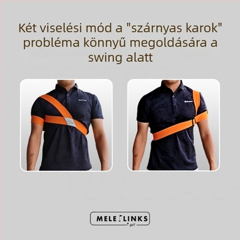 Korrekciós öv golf felkar rugalmas fordulatszám-szabályozó öv kezdő kiegészítő kellékek golf swing edzőeszköz