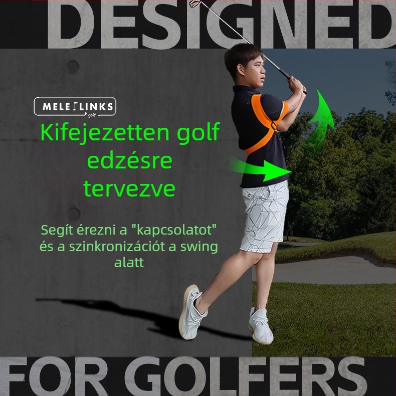 Korrekciós öv golf felkar rugalmas fordulatszám-szabályozó öv kezdő kiegészítő kellékek golf swing edzőeszköz
