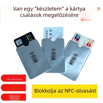 Bankkártya-fedél, mágneses lopásgátló kefe, oklevélkártya-fedél, olvasás elleni védelem, alumínium fólia, ónpapír kártyafedél, személyi igazolványfedél