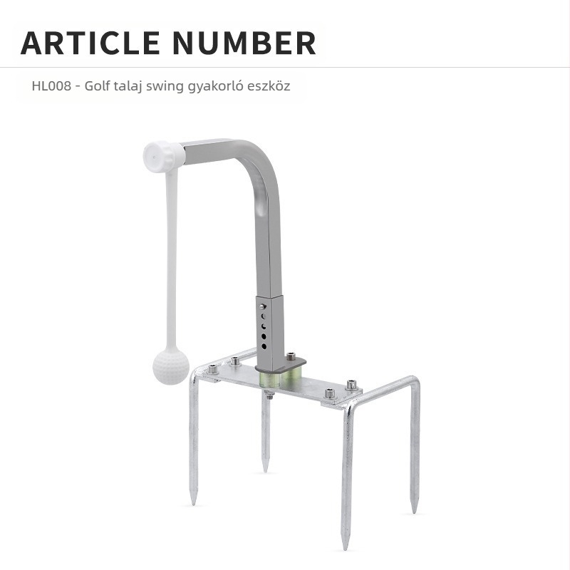 PGM új golf betét swing edzőgép 360 fokos forgatással, állítható magassággal, hordozható