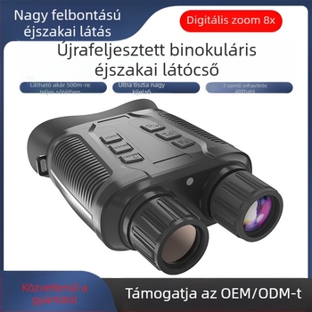 Határokon átnyúló új 4K-s, gyenge fényviszonyok mellett is használható, teljes színű éjjellátó készülék, ultra-tiszta, nagyméretű képernyővel, 8x digitális zoommal, infravörös kültéri éjjellátóval