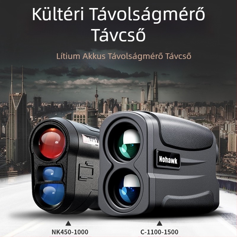 Lézeres távolságmérő teleszkóp nagy pontosságú kézi távolságmérés infravörös elektronikus vonalzó kültéri golf kültéri