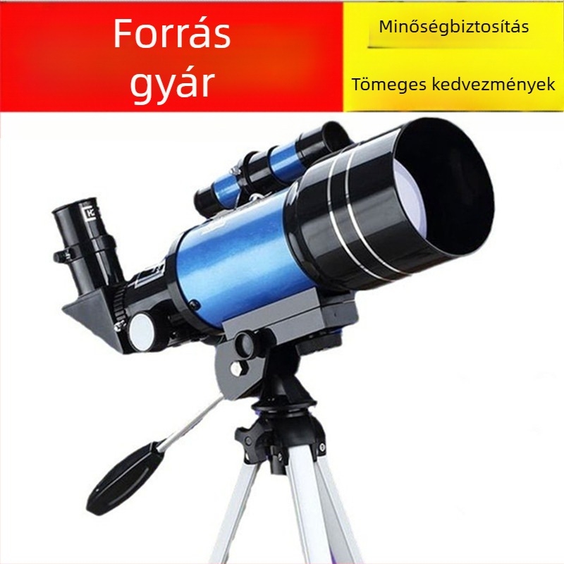 Cross-Border F30070M csillagászati távcső csillagkereső tükörrel gyerekeknek, Holdmegfigyeléshez, nagyfelbontású háztartási külső távcső nagykereskedelem