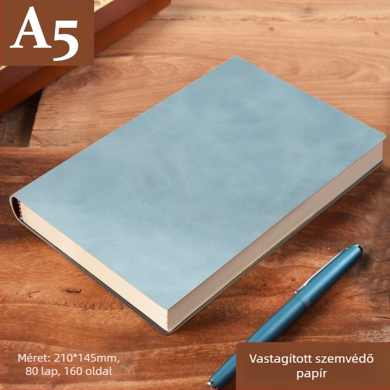 Vastag bőr jegyzettömb csattal, üzletembereknek, egyszerű főiskolai hallgatóknak, 5 megbeszélésnapló művészet