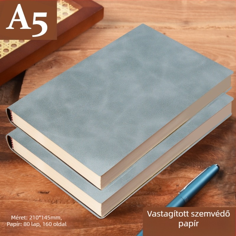 Vastag bőr jegyzettömb csattal, üzletembereknek, egyszerű főiskolai hallgatóknak, 5 megbeszélésnapló művészet