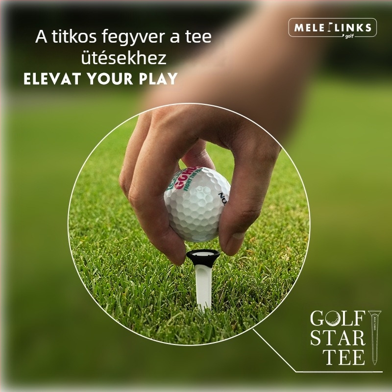 Golf köröm Merit csillag tee hosszú és rövid kombinációs skála állítható a stabilitás javítása érdekében műanyag tee