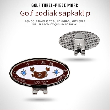 PGM Golf Supplies Green Fork Tee Mark háromrészes szett dobozos ajándékcsomaggal