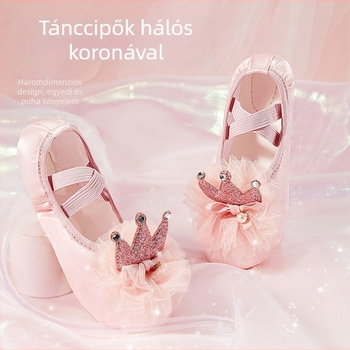 Tánccipők gyermek női balett háromdimenziós hálós korona macskakarmos cipők tavasz és nyár új szatén testhezálló tornacipők raktáron