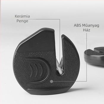 Mini élezőeszköz, kicsi, gyorsan hordozható, új, kültéri fenőkő, kerámia élezőeszköz kulcstartóval