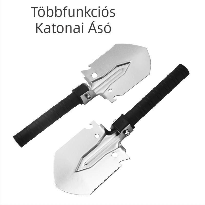Kültéri kemping mérnöki lapát multifunkcionális összecsukható horgász kis katona lapát terepkutató ásó mérnöki lapát