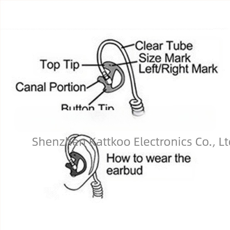 3 pár univerzális csere puha szilikon gél fülhallgató fülhallgatók vezeték nélküli walkie-talkie headset levegős hangzású fülhallgatók rózsaszín