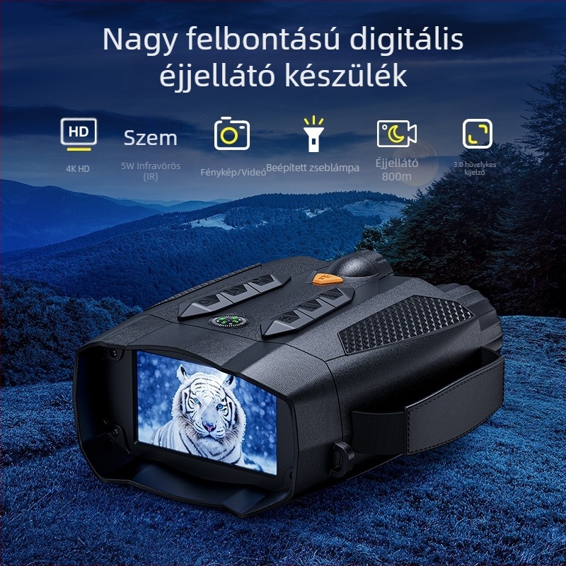 Határokon átnyúló nagyfelbontású digitális teleszkóp, 48 millió sávszélességű, gyenge fényviszonyok mellett is használható, teljes színű, teljesen fekete, 800 méteres kültéri, nagyfelbontású infravörös éjjellátó műszer