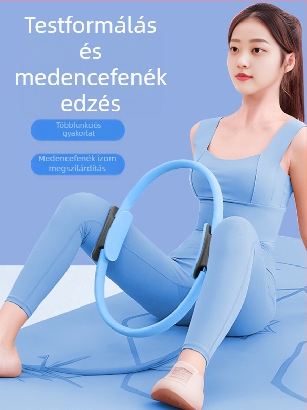 Pilates gyűrű jóga gyűrű formáló műtárgy kezdőknek medencefenék izom edző ellenállás gyűrű lábnyújtás láb szépség