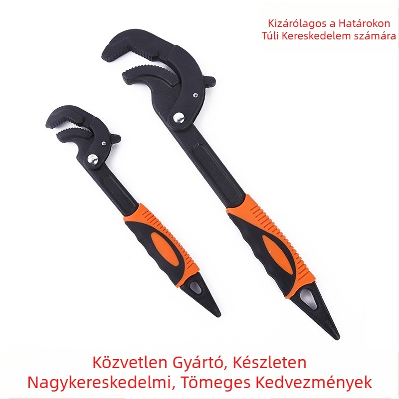 Nagykereskedelmi többcélú villáskulcs, gyors vízcsőkulcs, egyfejű gyors univerzális csőkulcs, nagy nyílású univerzális villáskulcs