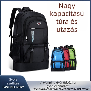 Nagy hátizsák Férfi nagy utazó hátizsák Női utazási hegymászás szabadtéri nagy kapacitású poggyász hátizsák