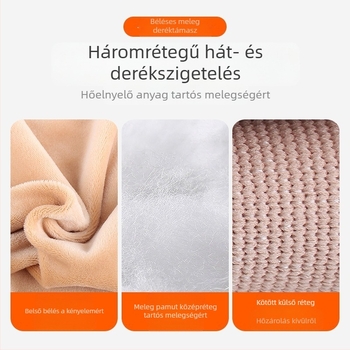 Téli meleg derékvédő, vastagított bársony derékvédő, hidegálló hasszőrmelegítő, meleg deréktáska, uniszex