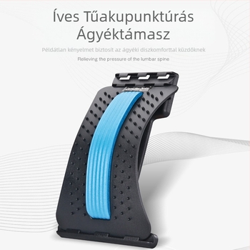 Ágyéki tehermentesítő, deréknyújtó, nyaki gerinc felső része, deréknyitás, vállnyitás, hátjóga segédhúzó, mágneses terápiás derékvédő