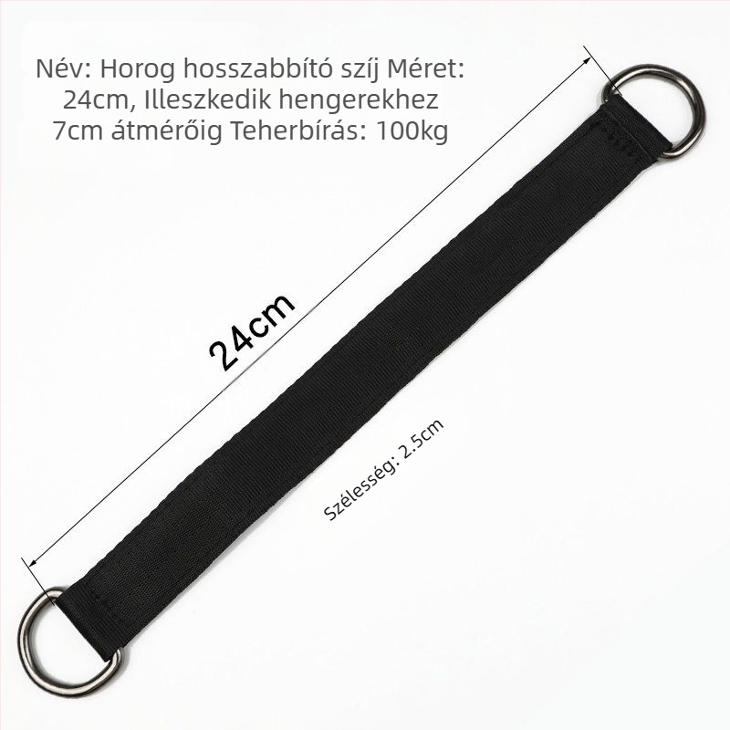 Lengő csatlakozó horog vízszintes rúd hosszabbítás rugós horoggal kültéri hegymászó és sziklamászó csattal multifunkcionális csatlakozás udvarral