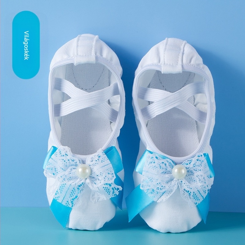 Tánccipők Női és Gyermek Puha Talpú Őszi és Téli Gyakorló Testhezálló Gyapjúval Bélelt Húsos Csipke Macskakarom Lányoknak Hercegnő Balett Tánc