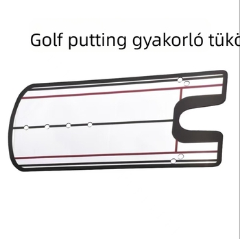 Gyártó kész golf dupla rétegű vastagított akril tábla putter tükör putter testtartás-javító golf gyakorláshoz