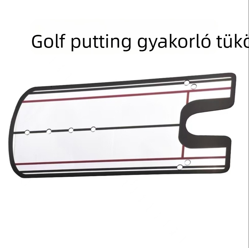 Gyártó kész golf dupla rétegű vastagított akril tábla putter tükör putter testtartás-javító golf gyakorláshoz