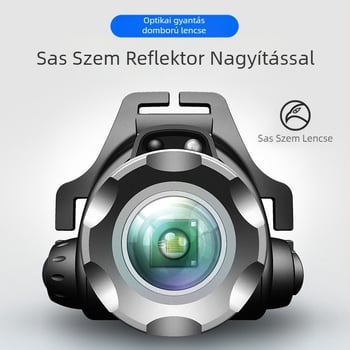 Boyue T6 töltő indukciós fényszóró vízálló LED erős fényű teleszkópos zoom fényszóró kültéri horgászfényszóró nagykereskedelem