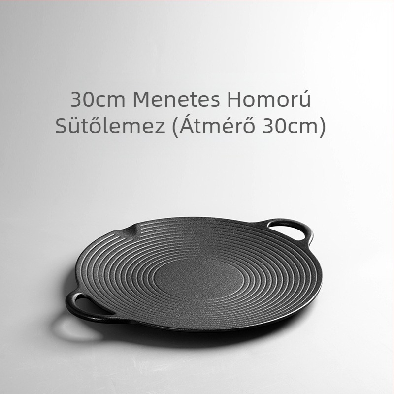 Öntöttvas serpenyő, grillsütő, gáztűzhely, indukciós tűzhely, grillsütő, bevonat nélküli öntöttvas, koreai stílusú kültéri grillsütő