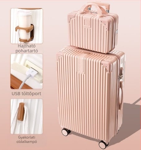 20 hüvelykes alumínium vázas kocsi tok univerzális kerekes bőrönd női bőrönd retro 24 hüvelykes diák jelszó doboz nagykereskedelmi poggyász