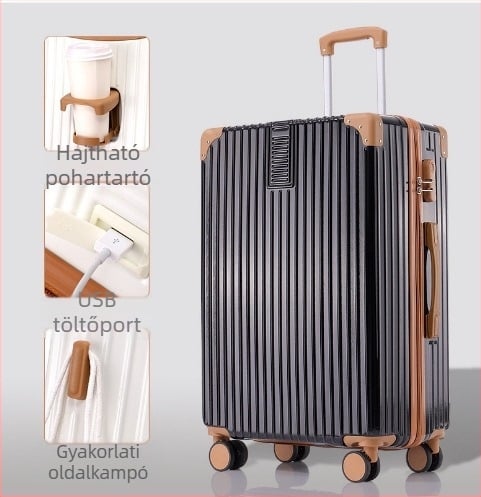 20 hüvelykes alumínium vázas kocsi tok univerzális kerekes bőrönd női bőrönd retro 24 hüvelykes diák jelszó doboz nagykereskedelmi poggyász