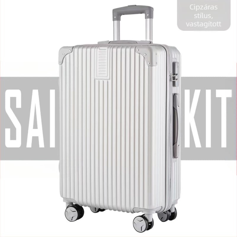 20 hüvelykes alumínium vázas kocsi tok univerzális kerekes bőrönd női bőrönd retro 24 hüvelykes diák jelszó doboz nagykereskedelmi poggyász