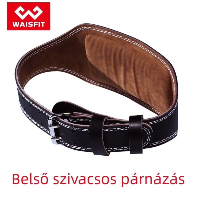 Férfi speciális guggoló öv, felhúzó erőemelő öv, pu bőr sportoló súlyemelő fitnesz öv nőknek