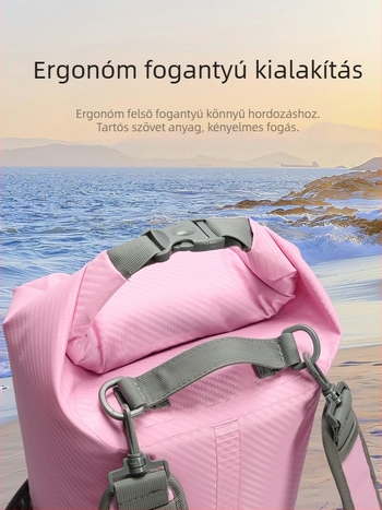 Szénszálas vízálló táska hordozható vödör táska vízálló táska strand sodródó úszótáska kültéri hátizsák