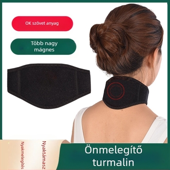 Hebei nagykereskedelmi turmalin önmelegítő nyakvédő univerzális ajándék melegen préselt mágneses nyakvédő meleg nyakgerincvédő nyakvédő
