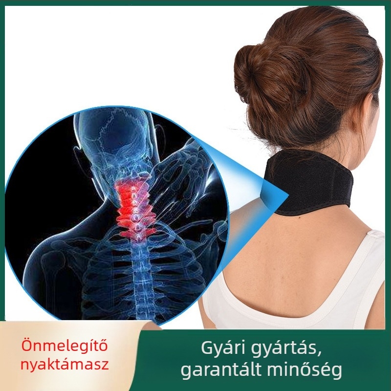 Hebei nagykereskedelmi turmalin önmelegítő nyakvédő univerzális ajándék melegen préselt mágneses nyakvédő meleg nyakgerincvédő nyakvédő