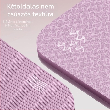 Zhenle jógaszőnyeg, környezetbarát, csúszásmentes, ütéscsillapító, csendes, speciális fitneszszőnyeg, kiszélesített és vastagított otthoni aerobik táncszőnyeg
