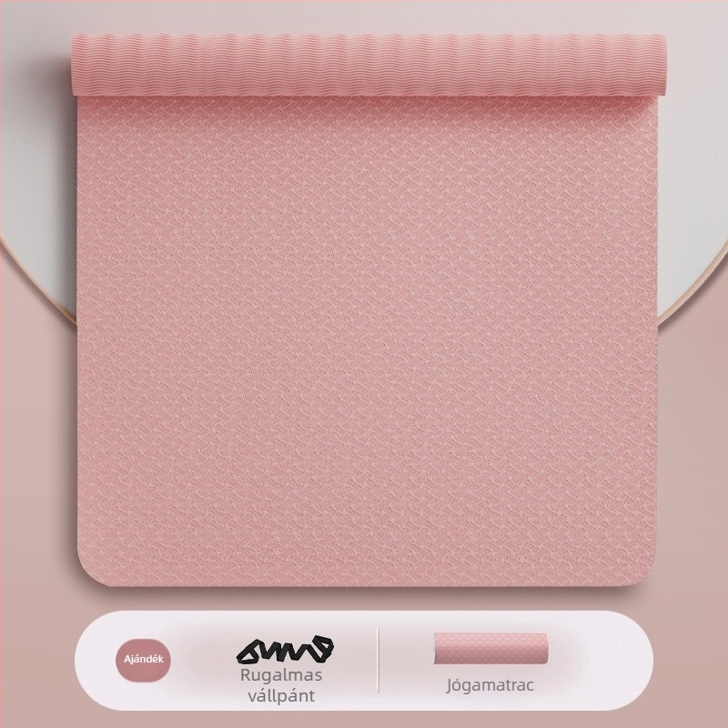 Zhenle jógaszőnyeg, környezetbarát, csúszásmentes, ütéscsillapító, csendes, speciális fitneszszőnyeg, kiszélesített és vastagított otthoni aerobik táncszőnyeg