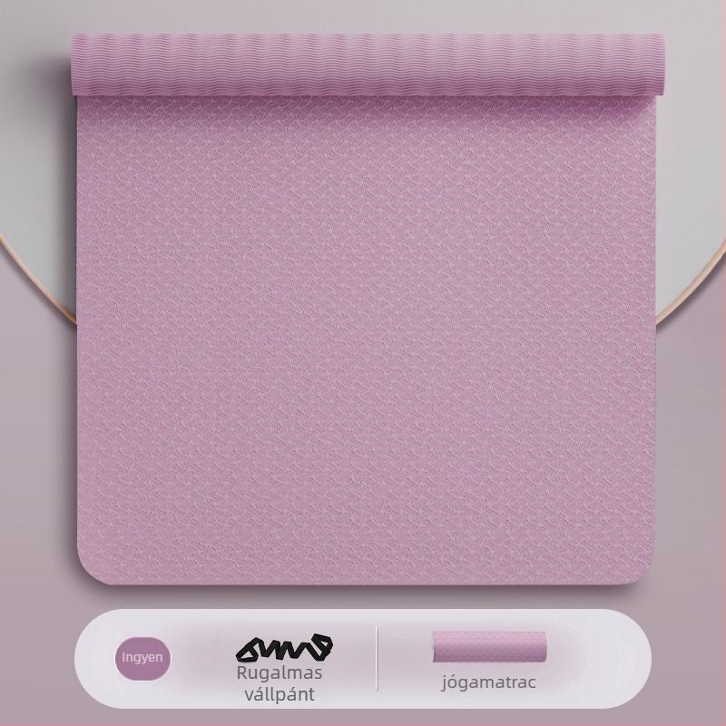 Zhenle jógaszőnyeg, környezetbarát, csúszásmentes, ütéscsillapító, csendes, speciális fitneszszőnyeg, kiszélesített és vastagított otthoni aerobik táncszőnyeg