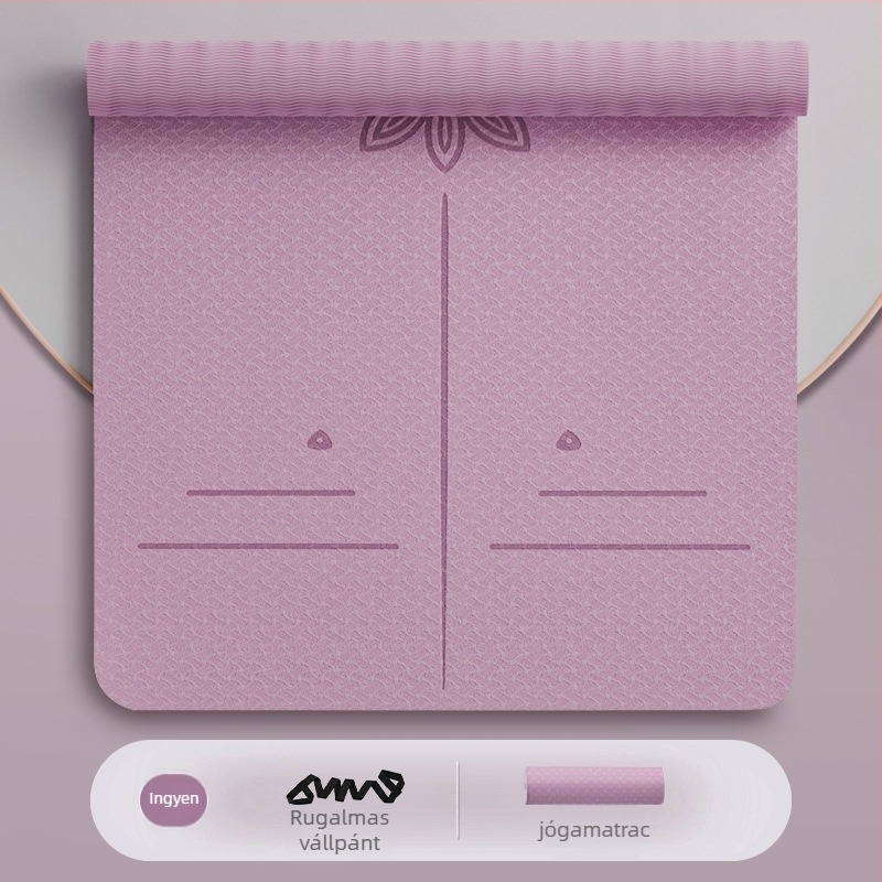 Zhenle jógaszőnyeg, környezetbarát, csúszásmentes, ütéscsillapító, csendes, speciális fitneszszőnyeg, kiszélesített és vastagított otthoni aerobik táncszőnyeg