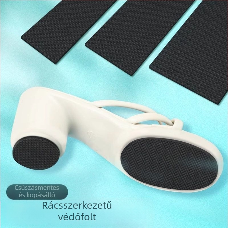 Csúszásgátló, kopásálló gumitalp-matrica, kopásgátló sarokmatrica, vastag sarok, hangtompító, sarok hangszigetelő szalagos matrica