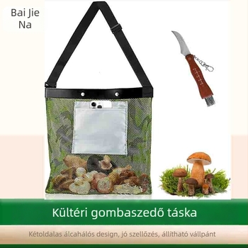 Amazon kültéri gyümölcsös zsák, légáteresztő, kétoldalas, álcázó, vadgomba-szedő táska, összecsukható, nagyméretű betakarító táska
