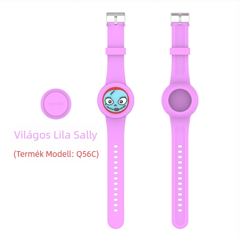 Alkalmas Apple Airtag elveszett vízálló csuklópánthoz, Cartoon Doll foltos hátizsákhoz gyerekeknek