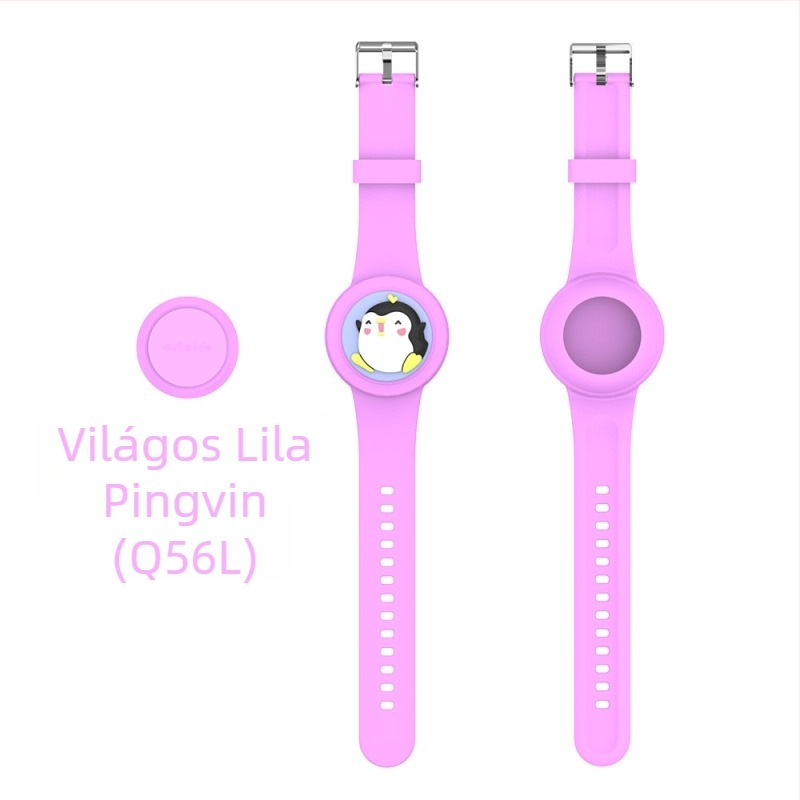 Alkalmas Apple Airtag elveszett vízálló csuklópánthoz, Cartoon Doll foltos hátizsákhoz gyerekeknek