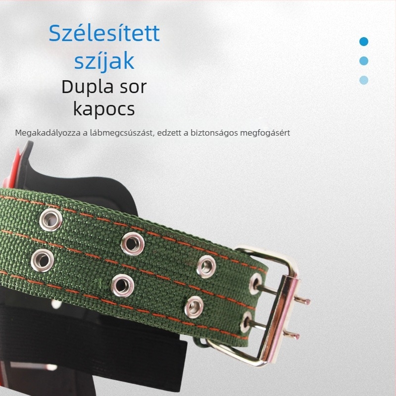 Gyári nagykereskedelmi famászó műtárgy függőleges famászó szerszám fa lábkötő fiú nagy fordulat Hornet lábcsat szedő vas cipő