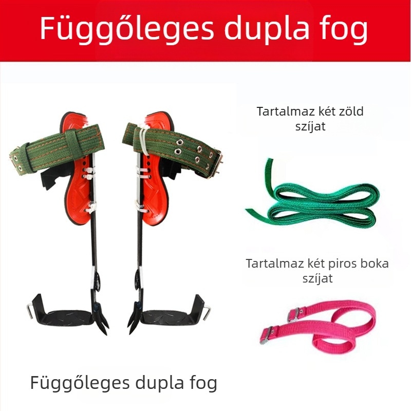 Gyári nagykereskedelmi famászó műtárgy függőleges famászó szerszám fa lábkötő fiú nagy fordulat Hornet lábcsat szedő vas cipő