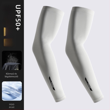 Napvédő jégvédő férfi ujjvédő jégselyem kézvédő nyári vékony hűvös érzés lélegző UV védelem nyári kerékpáros karvédő