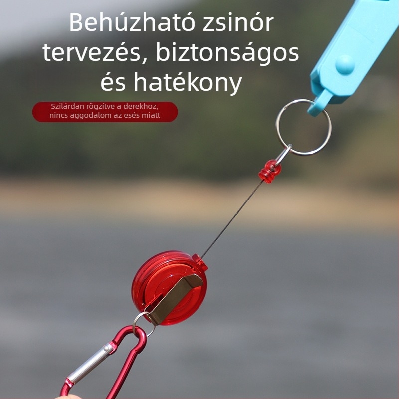 Halvezérlő Luya vezérlő nagyméretű tárgy mini klip halfogó mikroobjektum műanyag multifunkcionális szuper horgászfogás halcsipesz halfogó
