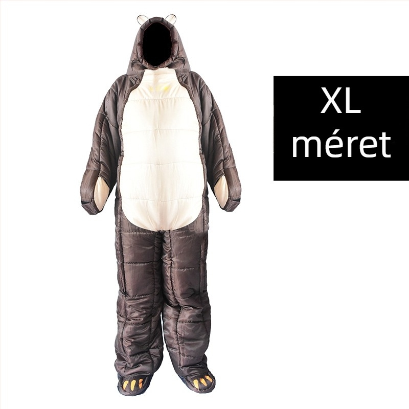 Idegen stílusú kültéri kemping hálózsák, kórházi kísérő, meleg és hideg elleni védelem, éjszakai olvasás és éjszakai hálózsák, múmia hálózsák